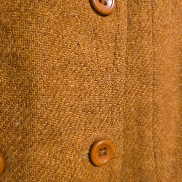 Vintage | Orange Wool Shift - Picture 5 of 5